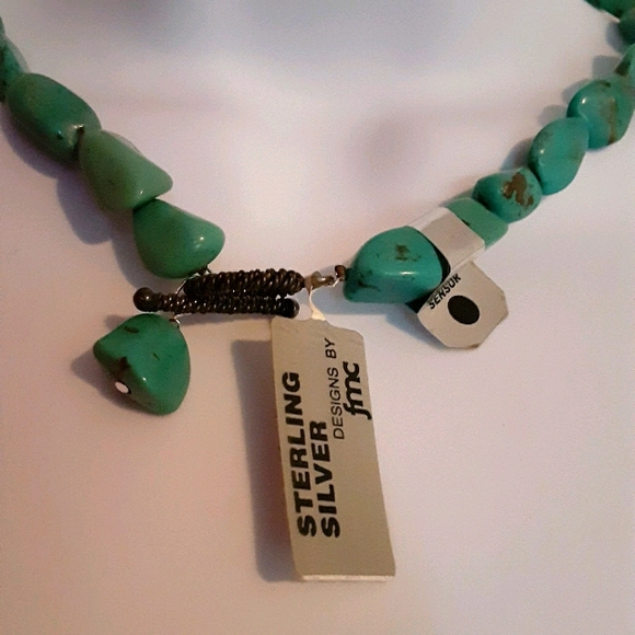 🆕️🏷GenuineTurquoise💙necklace - Picture 2 of 4